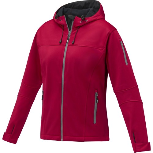 Match női softshell dzseki, piros, M