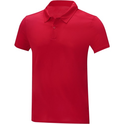 Elevate Deimos férfi galléros cool fit póló, piros, S