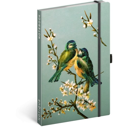 Notesz Birds by Kateřina Winterová, dotted, 13 × 21 cm