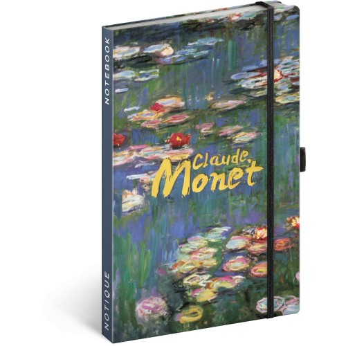Notesz Claude Monet, lined, 13 × 21 cm