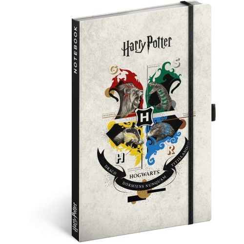 Notesz Harry Potter lined, 13 × 21 cm
