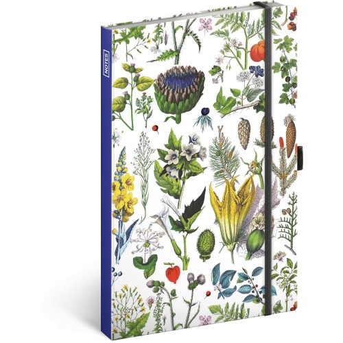 Notesz Herbs by Kateřina Winterová, dotted, 13 × 21 cm