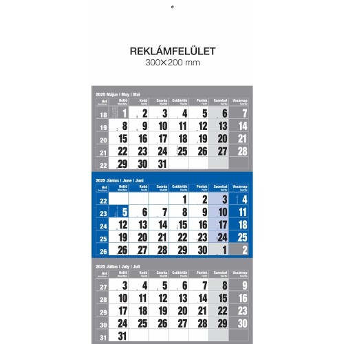 Speditőr (12 lapos), külön fejlappal, kék
