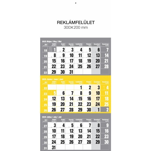 Speditőr (12 lapos), külön fejlappal, sárga