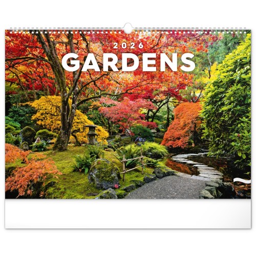 Falinaptár Gardens 2027, 48 × 33 cm