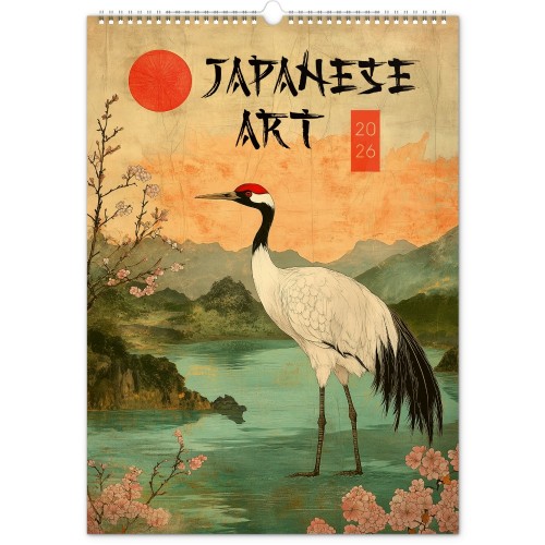 Falinaptár Vintage Posters ? Japanese Art  2027, 33 × 46 cm