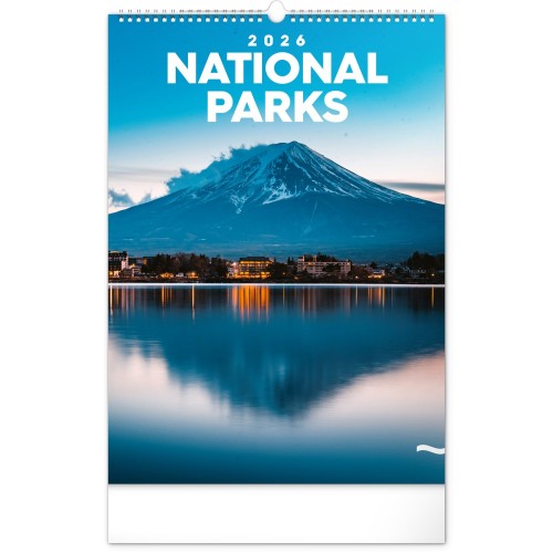 Falinaptár World National Parks 2027, 33 × 46 cm