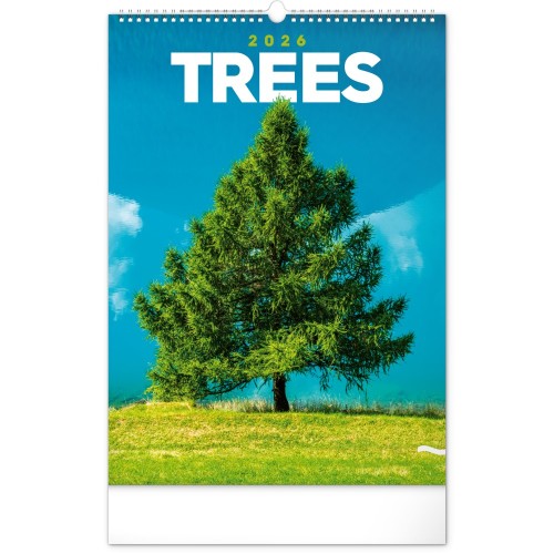 Falinaptár Trees 2027, 33 × 46 cm