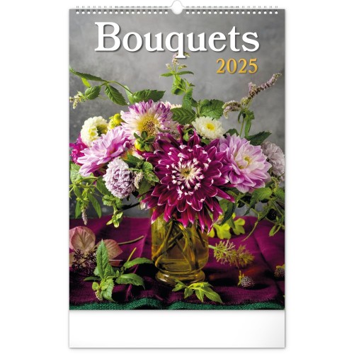 Falinaptár Bouquets 2027, 33 × 46 cm