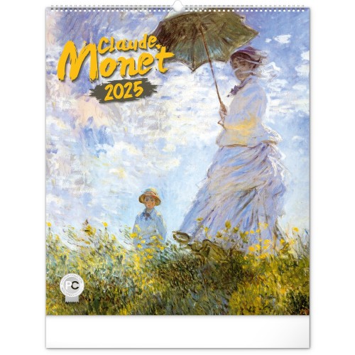 Falinaptár Claude Monet 2027, 48 × 56 cm