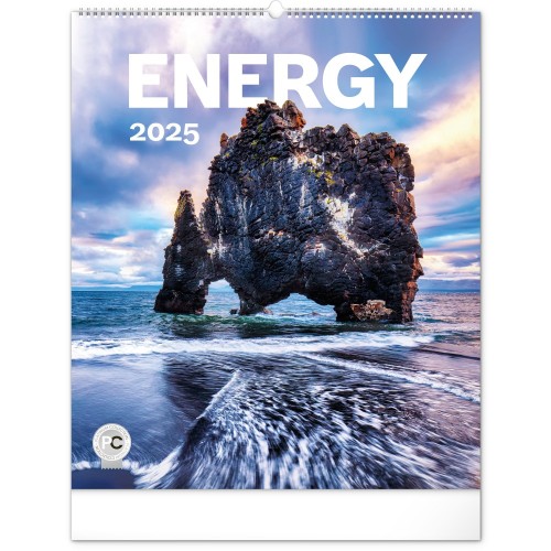 Falinaptár Energy 2027, 48 × 56 cm