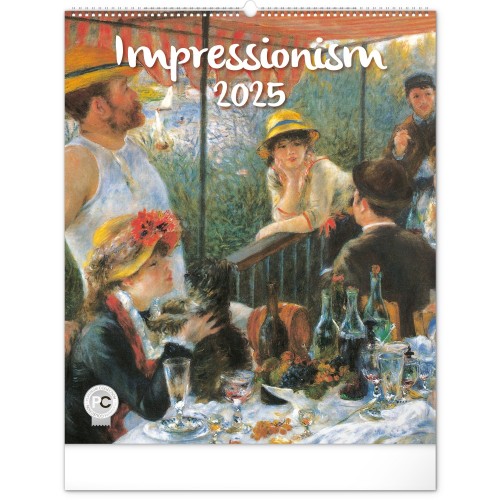 Falinaptár Impressionism 2027, 48 × 56 cm