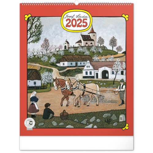 Falinaptár Josef Lada 2027, 48 × 56 cm