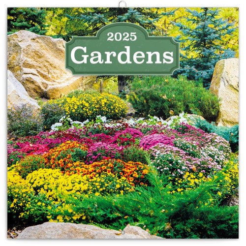 Lemeznaptár Gardens 2027, 30 × 30 cm