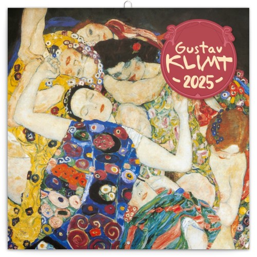 Lemeznaptár Gustav Klimt 2027, 30 × 30 cm