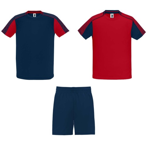 Roly Juve uniszex sport szett, red, navy blue, XL
