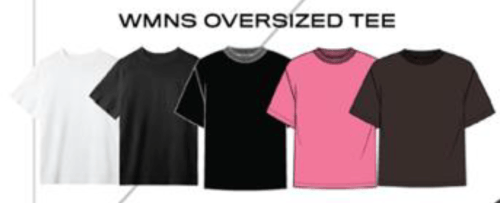 WOMENS OVERSIZED TEE