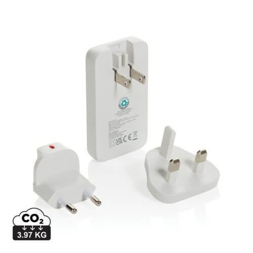 Fluxo RCS 65W lapos GaN töltő univerzális csatlakozókkal