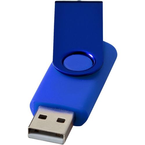 Rotate Metalic pendrive, középkék, 286C, 8GB (raktári)
