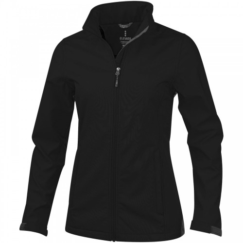 Elevate Maxson softshell női dzseki, tiszta fekete, S