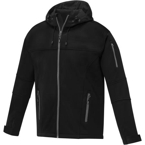 Elevate Match férfi softshell dzseki, fekete, L