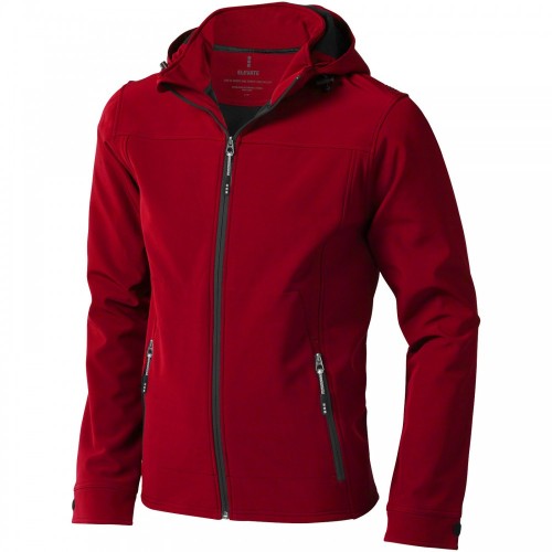 Elevate Langley kapucnis férfi kabát, piros, 2XL