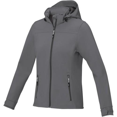 Elevate Langley kapucnis női kabát, acélszürke, 2XL