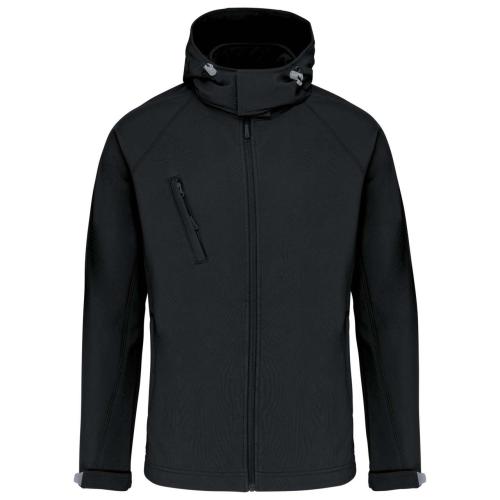 FÉRFI KAPUCNIS SOFTSHELL KABÁT