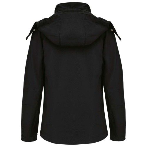 NŐI KAPUCNIS SOFTSHELL KABÁT