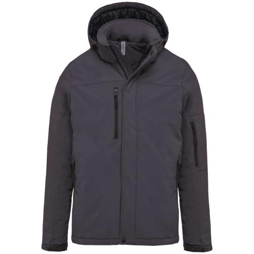 FÉRFI KAPUCNIS SOFTSHELL BÉLELT PARKA