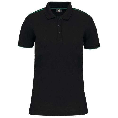 LADIES' SHORT-SLEEVED CONTRASTING DAYTODAY POLO SHIRT