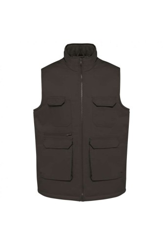 UNISZEX BÉLELT TÖBBZSEBES POLYCOTTON MELLÉNY