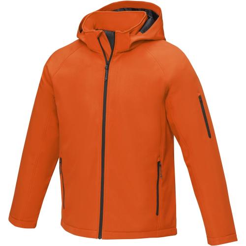 Elevate Notus férfi bélelt softshell dzseki, narancs, 2XL