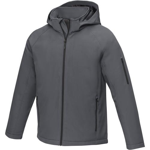 Elevate Notus férfi bélelt softshell dzseki, szürke, 2XL