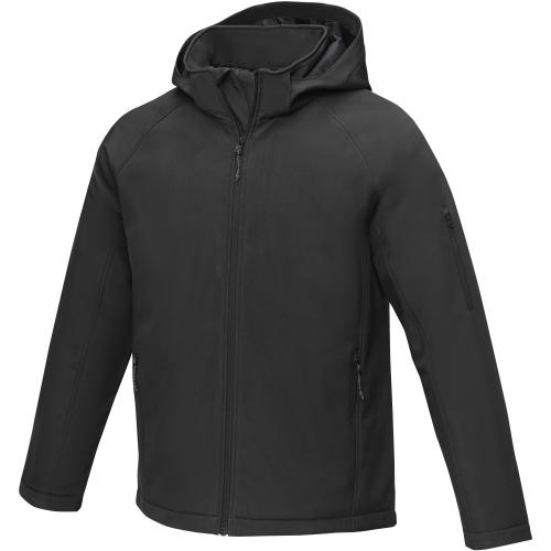 Elevate Notus férfi bélelt softshell dzseki, fekete, 3XL