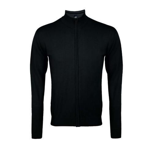 SOL'S GORDON MEN ZIPPED KNITTED CARDIGAN