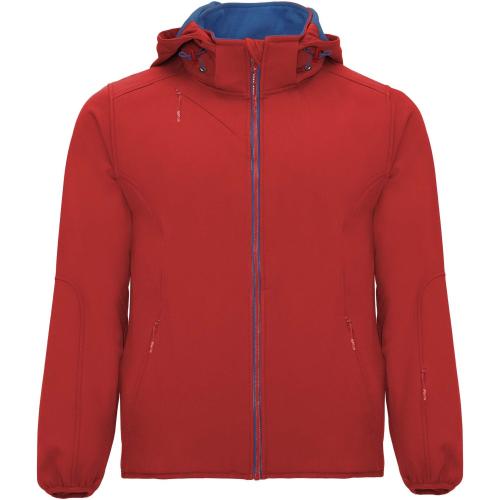 Roly Siberia uniszex softshell dzseki, Red, L