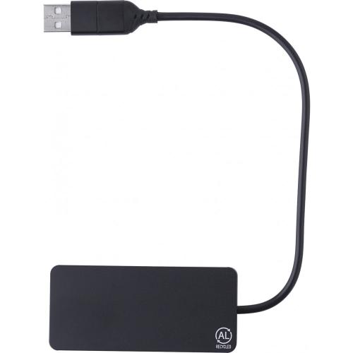 USB elosztó, fekete