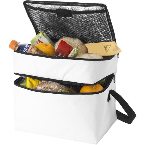 Oslo hűtőtáska, 600D, fehér