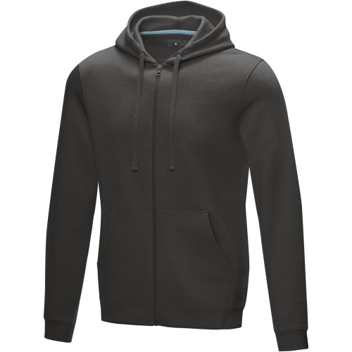 Elevate Ruby férfi organikus kapucnis pulóver, szürke, 2XL