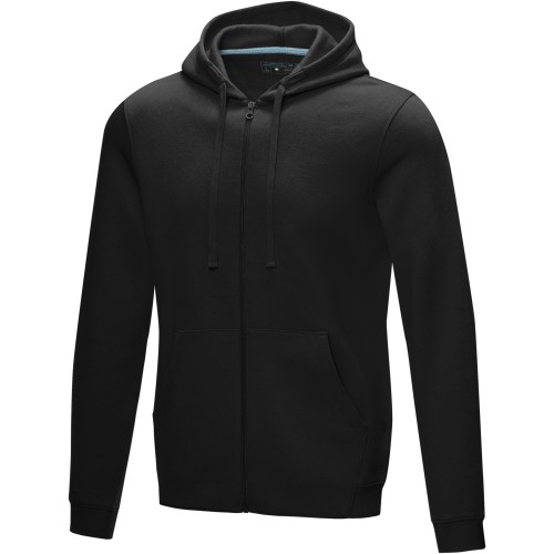 Elevate Ruby férfi organikus kapucnis pulóver, fekete, 2XL