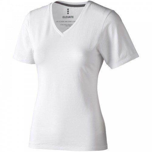 Elevate Kawartha női V nyakú póló, fehér, 2XL