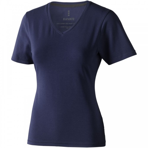 Elevate Kawartha női V nyakú póló, sötétkék, 2XL