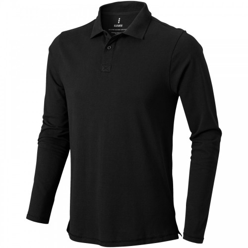Elevate Oakville galléros hosszú ujjú, fekete, 2XL