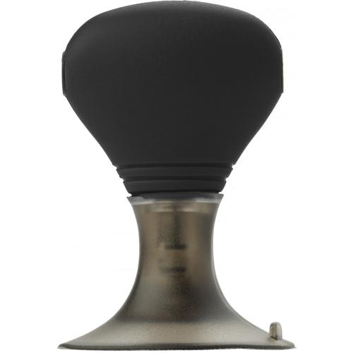 Tapadókorongos telefontartó és elosztó, műanyag, fekete