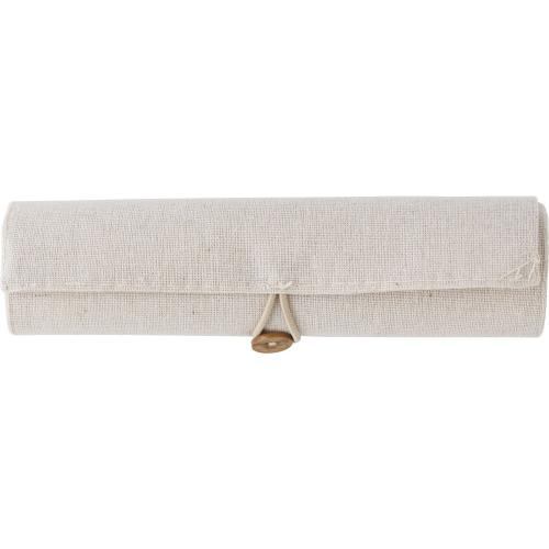 Színesceruza-készlet pamut tartóban, natúr