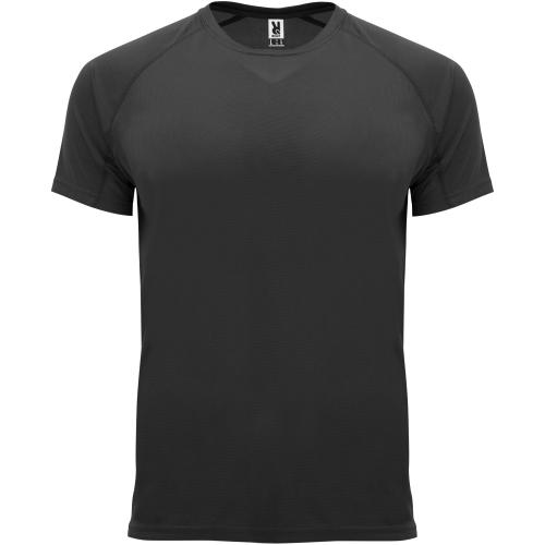 Roly Bahrain gyerek sportpóló, Solid black, 8