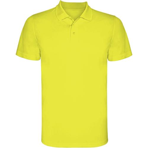 Roly Monzha férfi sportpóló, Fluor Yellow, L