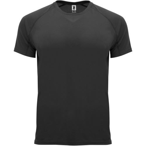 Roly Bahrain férfi sportpóló, Solid black, 2XL