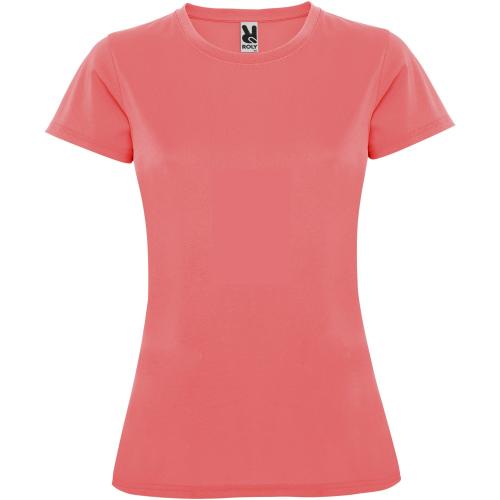 Roly Montecarlo női sportpóló, Fluor Coral, 2XL